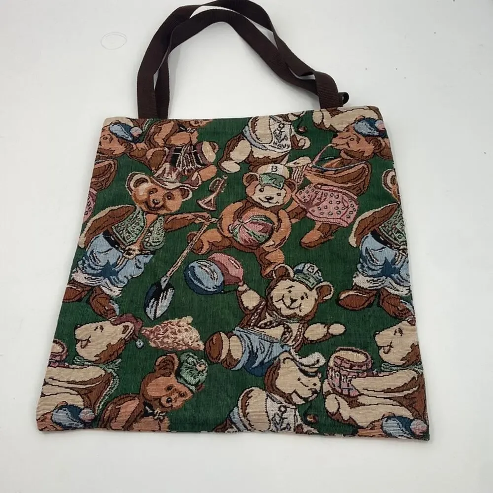 Vintage 90s Teddy Bear tote bag